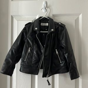 Toddler h&m biker jacket 3T